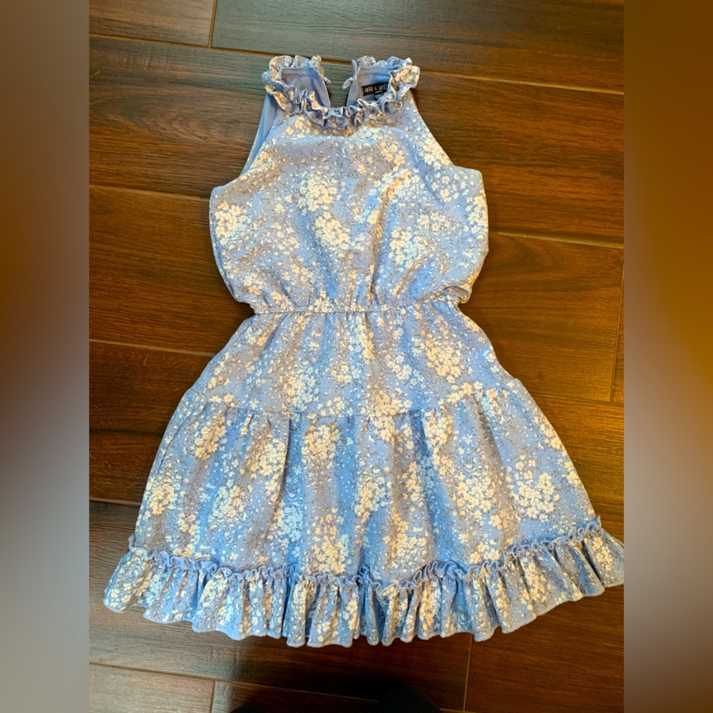 Perfect for Spring! Ava & Yelly floral tiered dress purchased from Nordstrom.